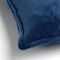 Dutch Decor CILLY - Sierkussen fleece 45x45 cm - Insignia Blue - donkerblauw - Inclusief binnenkussen
