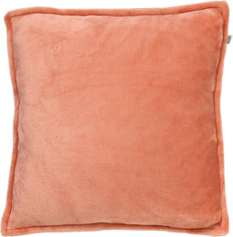 Dutch Decor CILLY - Sierkussen fleece 45x45 cm - Muted Clay - roze - Inclusief binnenkussen