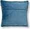 Dutch Decor CILLY - Sierkussen fleece 45x45 cm - Provincial Blue - blauw - Inclusief binnenkussen
