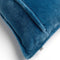 Dutch Decor CILLY - Sierkussen fleece 45x45 cm - Provincial Blue - blauw - Inclusief binnenkussen