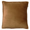 Dutch Decor - CILLY - Sierkussen fleece 45x45 cm - Tobacco Brown - bruin