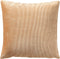 Dutch Decor CLAUDETTE - Kussenhoes 45x45 cm effen kleur – riblook - structuur - Almond Buff - bruin - met rits - zonder binnenkussen