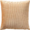 Dutch Decor CLAUDETTE - Kussenhoes 45x45 cm effen kleur – riblook - structuur - Almond Buff - bruin - met rits - zonder binnenkussen