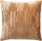 Dutch Decor CLEMENCE - Sierkussen 45x45 cm – zachte, luxe uitstraling met glans en structuur - Almond Buff - bruin - goudkleurig - Inclusief binnenkussen