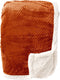 Dutch Decor - CODY - Plaid 150x200 cm - fleece deken met sherpa voering - Potters Clay - oranje terra