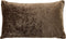 Dutch Decor CONNOR - Sierkussen 30x50 cm - met subtiel goud accent - Shitake - bruin en goud - Inclusief binnenkussen