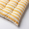 Dutch Decor - COOPER- Matraskussen met gestreept motief- Golden Glow - vierkant - 40x40 cm - Zitkussen