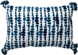 Dutch Decor CUBA - Kussenhoes van katoen 40x60 cm Provincial Blue - lichtblauw - met rits - zonder binnenkussen