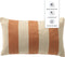 Dutch Decor CYRUS - Buitenkussen 30x50 cm - waterafstotend en uv-bestendig - gestreept - Peach Bloom - rood