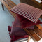 Dutch Decor DANA - Sierkussen van katoen Merlot 40x60 cm - rood - Inclusief binnenkussen