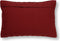 Dutch Decor DANA - Sierkussen van katoen Merlot 40x60 cm - rood - Inclusief binnenkussen
