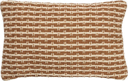 Dutch Decor DANA - Sierkussen van katoen Tobacco Brown 40x60 cm - bruin - Inclusief binnenkussen