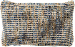 Dutch Decor DARIO - Kussenhoes 30x50 cm van 80% recycled polyester - Insignia Blue - donkerblauw - met rits - zonder binnenkussen