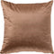 Dutch Decor DAVID - Sierkussen 40x40 cm - voorzien van subtiel gestikt streepje - Tobacco Brown - bruin - Inclusief binnenkussen