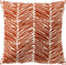 Dutch Decor - DEAN - Buitenkussen 45x45 cm - waterafstotend en uv-bestendig - gestreept - Potters Clay - steenrood en wit