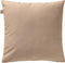 Dutch Decor - DEAN - Buitenkussen 45x45 cm - waterafstotend en uv-bestendig - gestreept - Pumice Stone - wit en beige