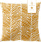 Dutch Decor - DEAN - Buitenkussen 45x45 cm - waterafstotend en uv-bestendig - gestreept - Golden Glow - wit en geel