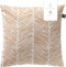 Dutch Decor - DEAN - Buitenkussen 45x45 cm - waterafstotend en uv-bestendig - gestreept - Pumice Stone - wit en beige