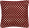 Dutch Decor DENLEY - Kussenhoes van katoen Merlot 45x45 cm - rood - met rits - zonder binnenkussen