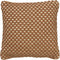 Dutch Decor DENLEY - Kussenhoes van katoen Tobacco Brown 45x45 cm - bruin - met rits - zonder binnenkussen
