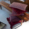 Dutch Decor DENLEY - Sierkussen van katoen Merlot 45x45 cm - rood - Inclusief binnenkussen