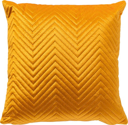Dutch Decor DUKE - Kussenhoes 40x40 cm - subtiel geometrisch patroon - Golden Glow - geel - met rits - zonder binnenkussen