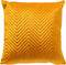 Dutch Decor DUKE - Sierkussen 40x40 cm - voorzien van subtiel geometrisch patroon - Golden Glow - geel - Inclusief binnenkussen
