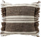 Dutch Decor EDGAR - Kussenhoes 45x45 cm van 85% gerecycled polyester - streepdessin - Eco Line collectie - Driftwood - taupe - met rits - zonder binnenkussen
