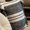 Dutch Decor EDGAR - Sierkussen 45x45 cm met kussenhoes van 85% gerecycled polyester - Eco Line collectie - Charcoal Gray - antraciet - Inclusief binnenkussen