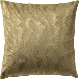 Dutch Decor ELAF - Kussenhoes 45x45 cm - gevlamd motief in effen kleur - Boa - groen - met rits
