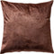 Dutch Decor ELAH - Sierkussen 45x45 cm – subtiele structuur - in effen kleur – Cappuccino - bruin - Inclusief binnenkussen
