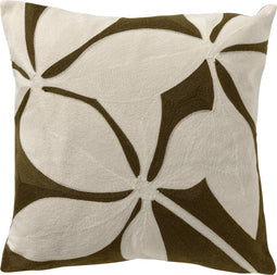 Dutch Decor ELIJA - Sierkussen 45x45 cm - Military Olive - groen - Inclusief binnenkussen