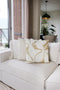 Dutch Decor ELIN - Sierkussen Semolina 45x45 cm - beige - Inclusief binnenkussen