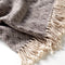 Dutch Decor - ELODIE - Plaid 140x180 cm - deken met geometrich patroon en franjes - Charcoal Gray - multicolor