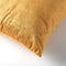 Dutch Decor ELON - Sierkussen 45x45 cm – subtiele structuur - in effen kleur – Chai tea - geel - Inclusief binnenkussen