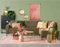 Dutch Decor - EVONY - Plaid 140 x180 cm - deken met zigzag patroon en franjes - Muted Clay - roze