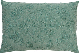 Dutch Decor EVY - Sierkussen van katoen Jadeite 40x60 cm - groen - Inclusief binnenkussen