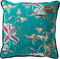 Dutch Decor FANNY - Kussenhoes 45x45 cm - bloemenpatroon - Emerald - groen - met rits - zonder binnenkussen