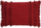 Dutch Decor FARA - Kussenhoes 40x60 cm - 100% katoen - met franjes - Merlot - rood - met rits - zonder binnenkussen