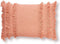 Dutch Decor FARA - Kussenhoes 40x60 cm - 100% katoen - met franjes - Muted Clay - roze - met rits - zonder binnenkussen