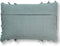 Dutch Decor FARA - Kussenhoes 40x60 cm - 100% katoen - met franjes - Jadeite - lichtgroen - met rits - zonder binnenkussen
