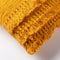 Dutch Decor FARA - Kussenhoes 45x45 cm - 100% katoen - met franjes - Golden Glow - geel - met rits - zonder binnenkussen