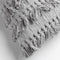 Dutch Decor FARA - Kussenhoes katoen 40x60 cm - Micro Chip - grijs - met rits - zonder binnenkussen