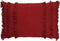 Dutch Decor FARA - Sierkussen 40x60 cm - 100% katoen - met franjes - Merlot - rood - Inclusief binnenkussen