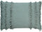 Dutch Decor FARA - Sierkussen 40x60 cm - 100% katoen - met franjes - Jadeite - lichtgroen - Inclusief binnenkussen