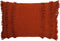 Dutch Decor FARA - Sierkussen 40x60 cm - 100% katoen - met franjes - Potters Clay - oranje - Inclusief binnenkussen