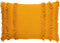 Dutch Decor FARA - Sierkussen 40x60 cm - 100% katoen - met franjes - Golden Glow - geel - Inclusief binnenkussen