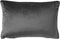 Dutch Decor FARA - Sierkussen 40x60 cm - 100% katoen - met franjes - Charcoal Gray - antraciet - Inclusief binnenkussen