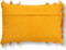 Dutch Decor FARA - Sierkussen 40x60 cm - 100% katoen - met franjes - Golden Glow - geel - Inclusief binnenkussen