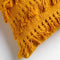 Dutch Decor FARA - Sierkussen 40x60 cm - 100% katoen - met franjes - Golden Glow - geel - Inclusief binnenkussen